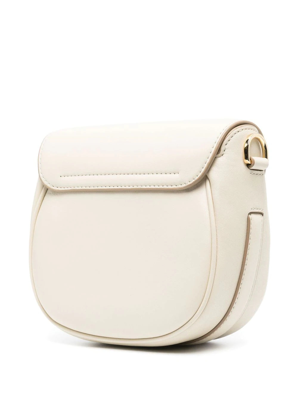 MARC JACOBS WOMEN The J Marc Small Saddle Bag Cloud White - MAISONDEFASHION.COM