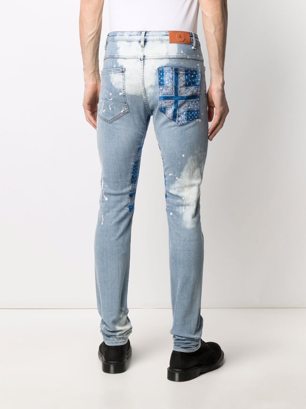 ALCHEMIST Distressed-effect denim jeans Blue - MAISONDEFASHION.COM