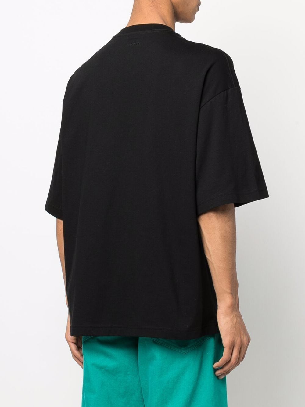 LANVIN Oversized Curb T-Shirt Black - MAISONDEFASHION.COM