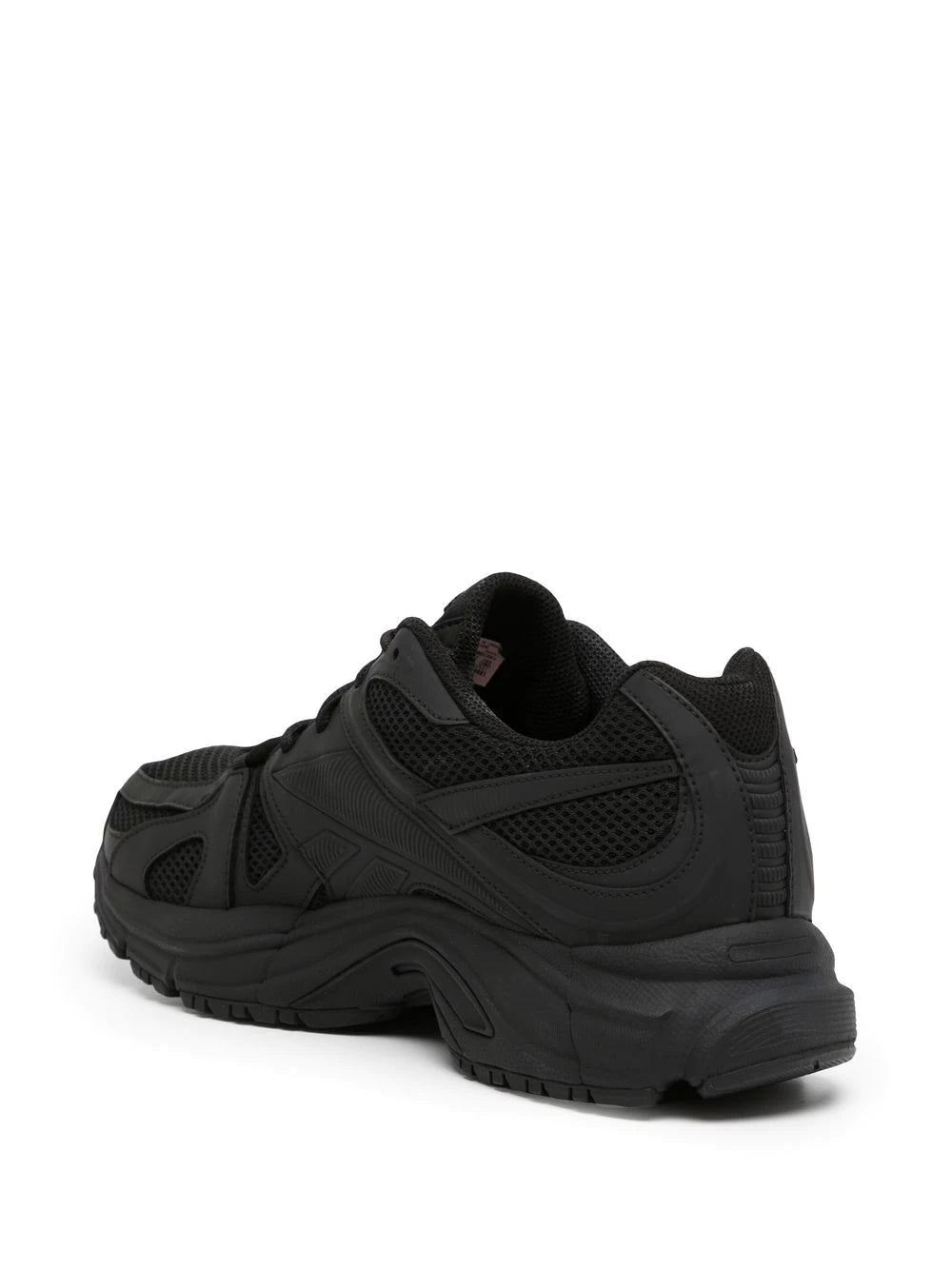 VETEMENTS Artisanal Sprayed Spike Runner Sneakers Black - MAISONDEFASHION.COM