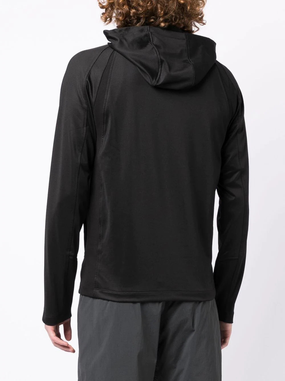 HUGO Hooded Logo Collar sweatshirt Black - MAISONDEFASHION.COM