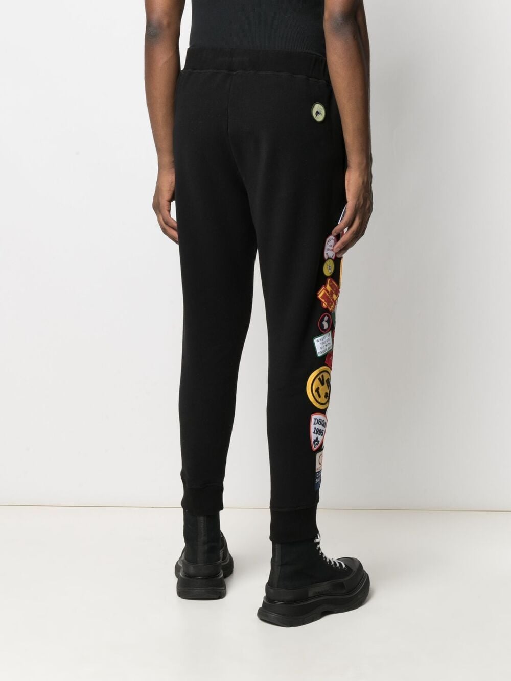 DSQUARED2 Multi Patch Track Pants Black – MAISONDEFASHION.COM