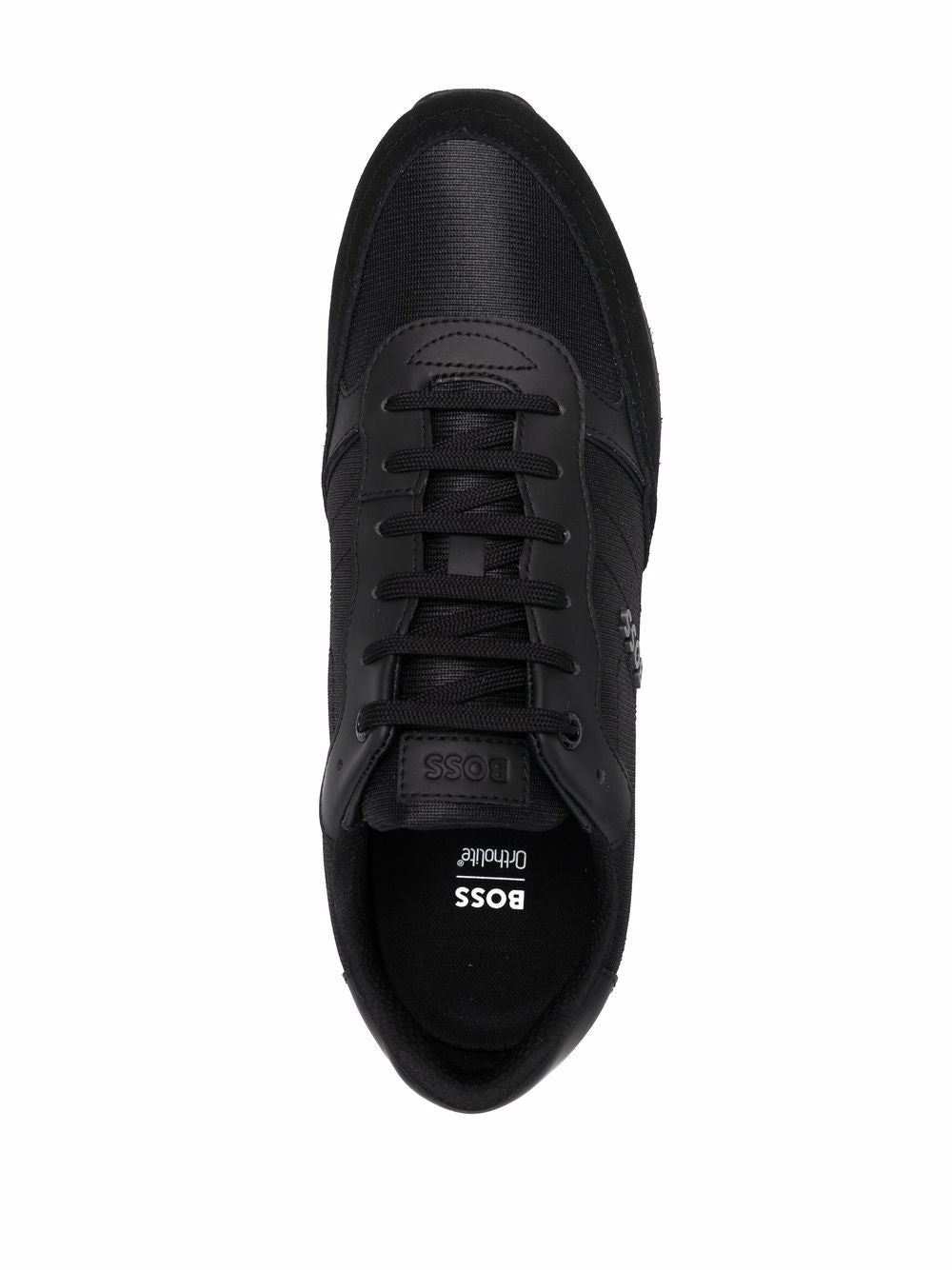 BOSS Lace-up trainers Black - MAISONDEFASHION.COM