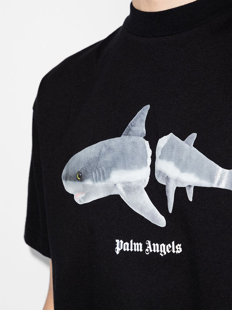 Palm Angels White Shark クラシックTシャツ オンラインで半額 メンズ