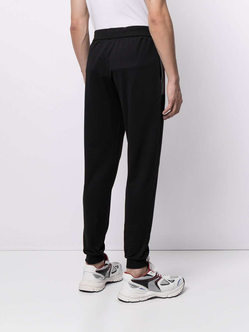 BOSS Side-stripe track trousers Black - MAISONDEFASHION.COM