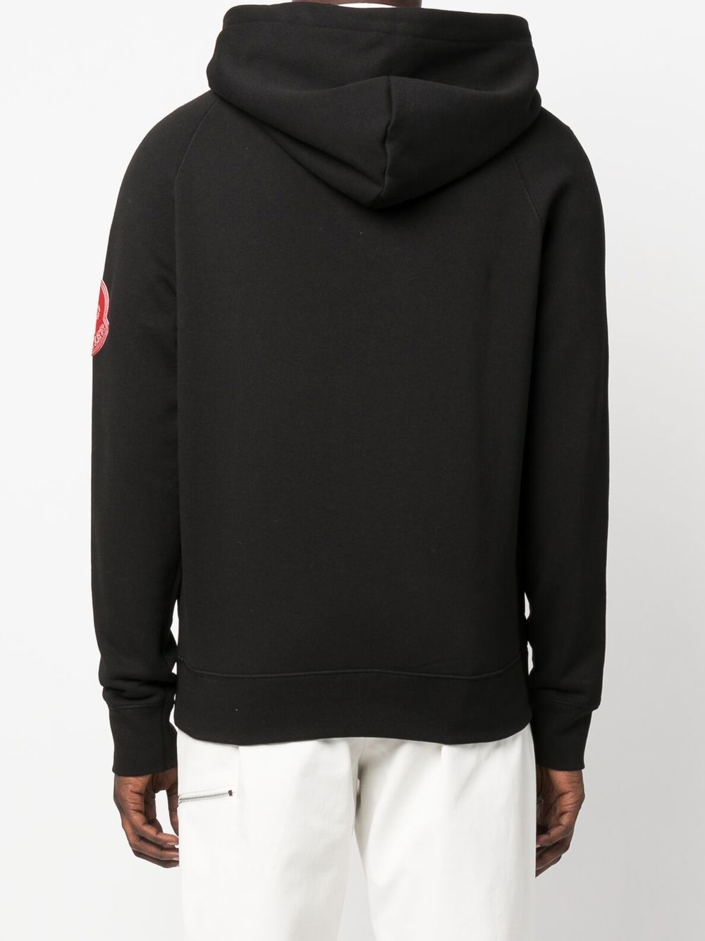 MONCLER GENIUS X 2 MONCLER 1952 Logo Zipped Hoodie Black - MAISONDEFASHION.COM