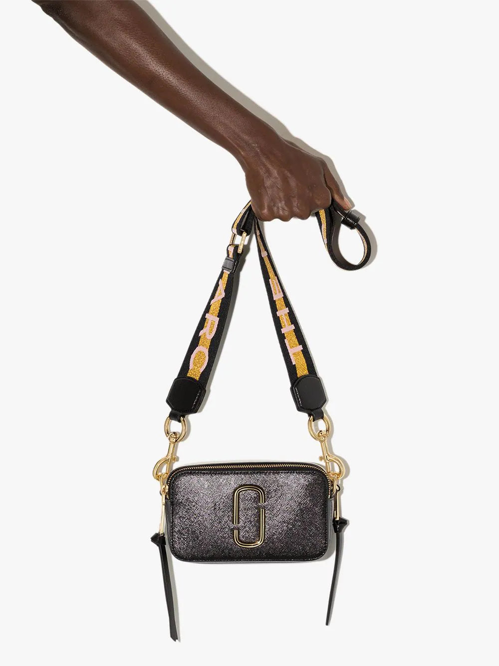 MARC JACOBS WOMEN The Snapshot Crossbody Bag Black - MAISONDEFASHION.COM