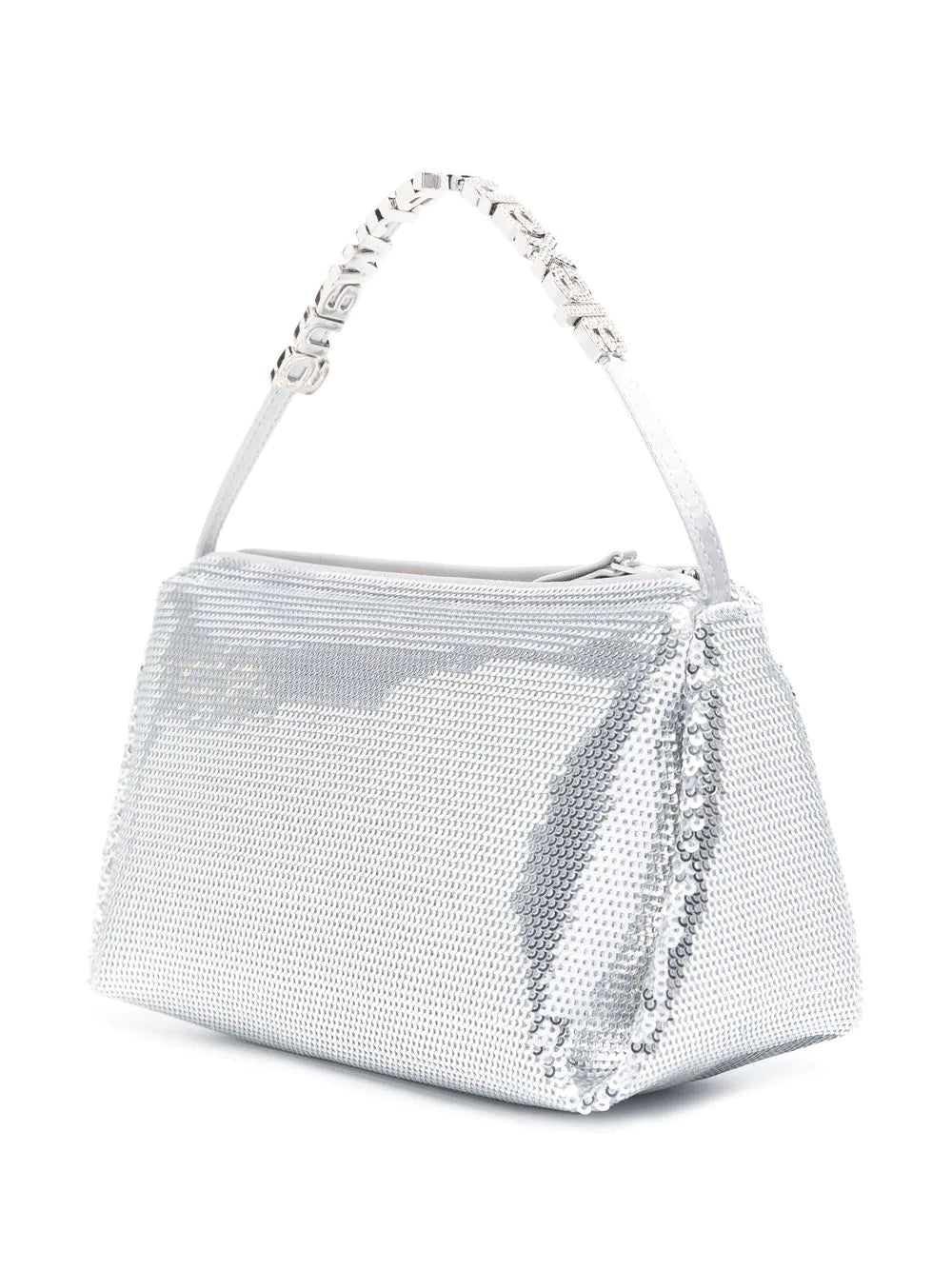 ALEXANDER WANG WOMEN Marquess Micro Crystal Bag Silver - MAISONDEFASHION.COM