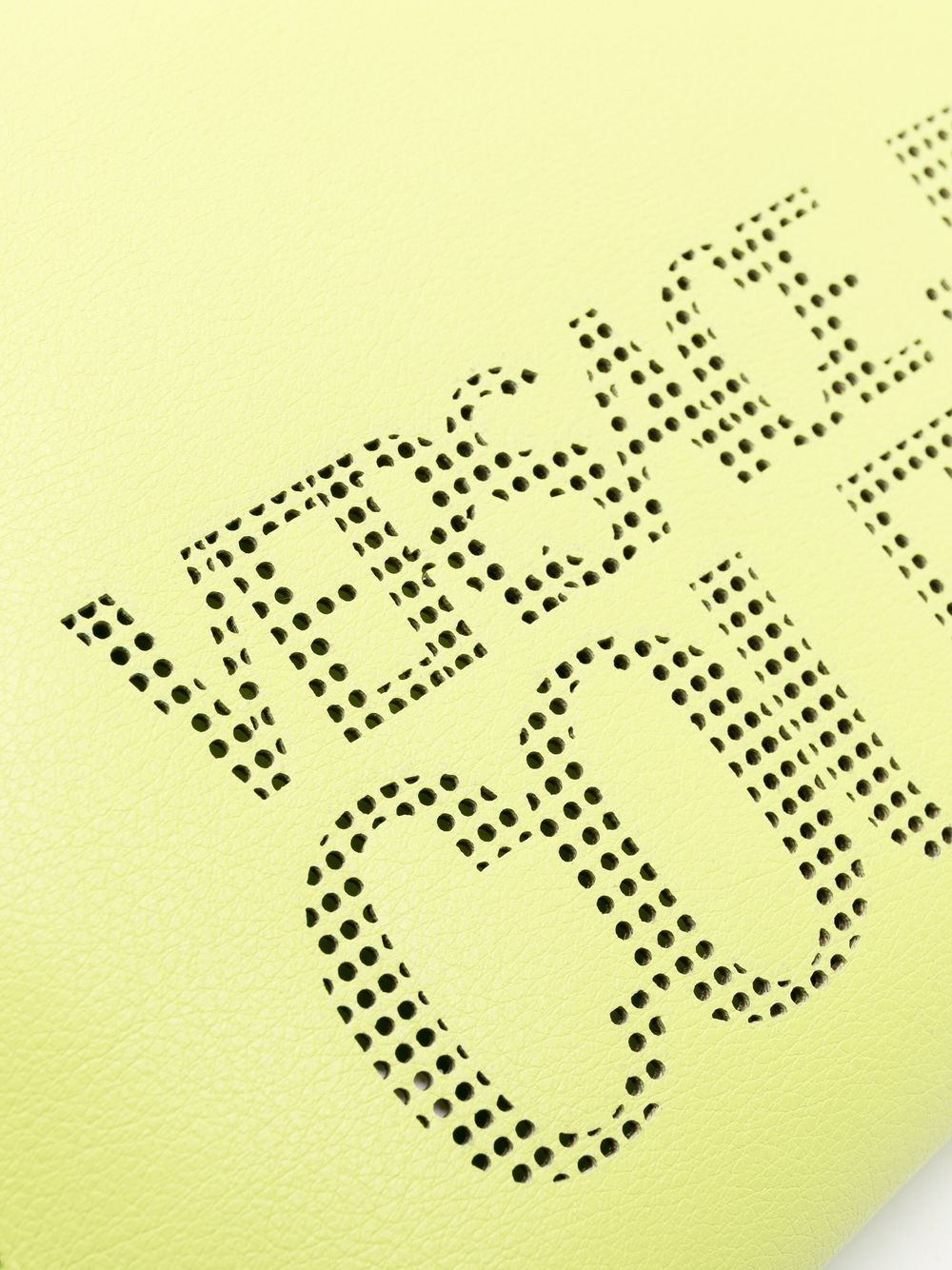 VERSACE JEANS COUTURE Perforated-logo crossbody bag Green - MAISONDEFASHION.COM