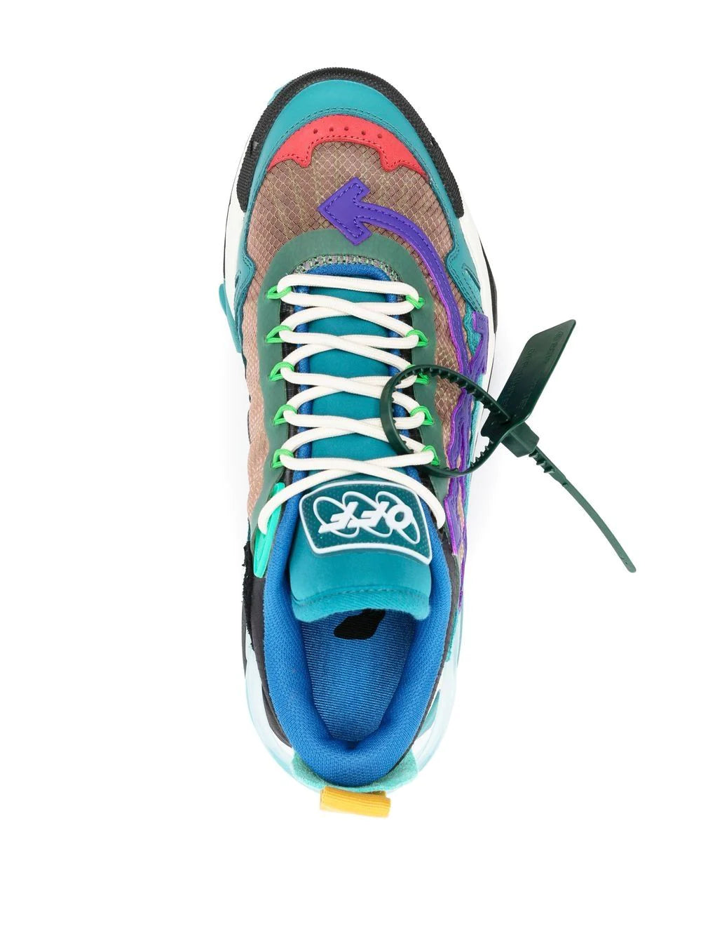 OFF-WHITE ODSY-2000 Sneakers Brown/Purple - MAISONDEFASHION.COM