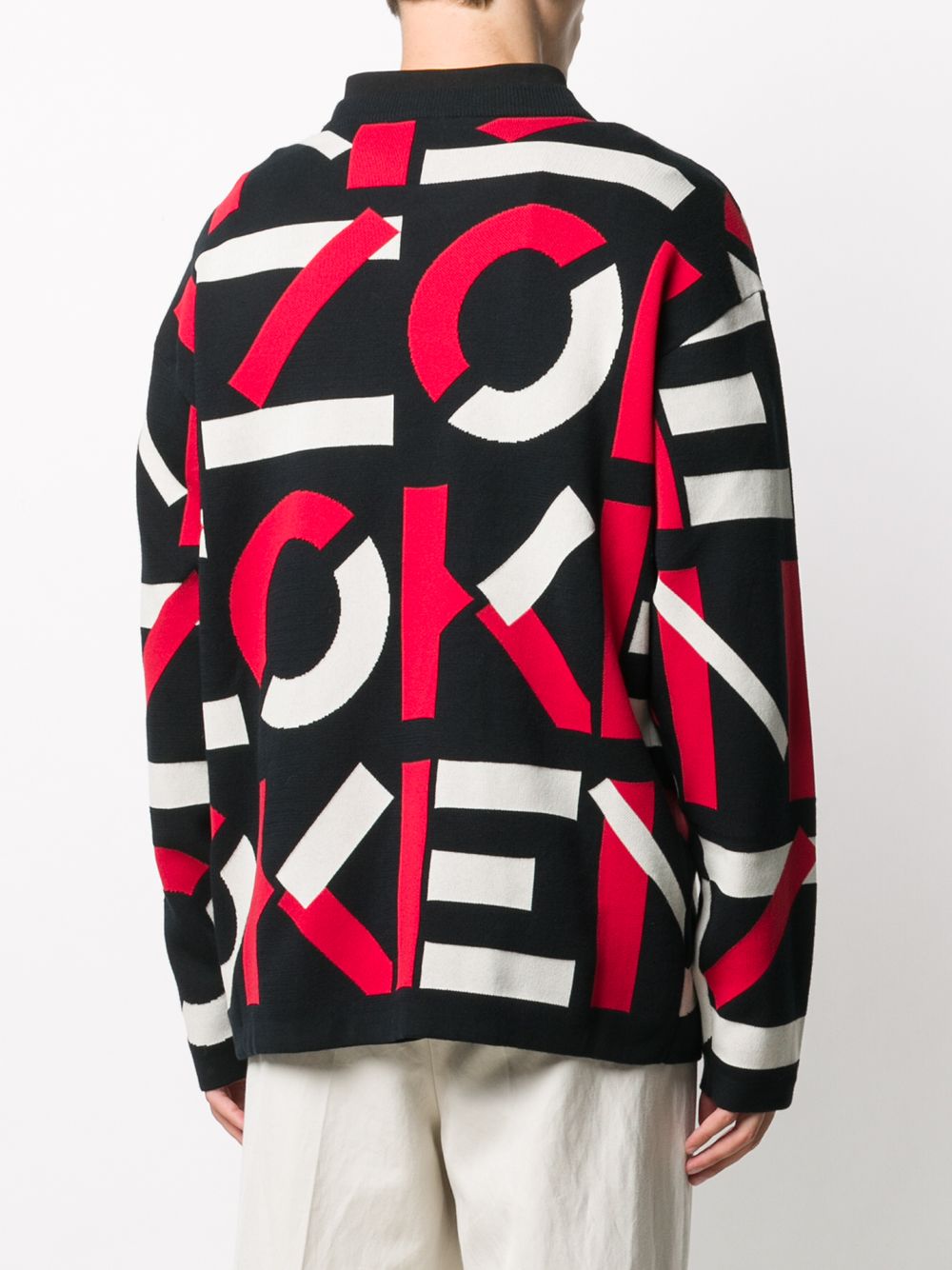 KENZO Logo Monogram Sweatshirt Red - Maison De Fashion 