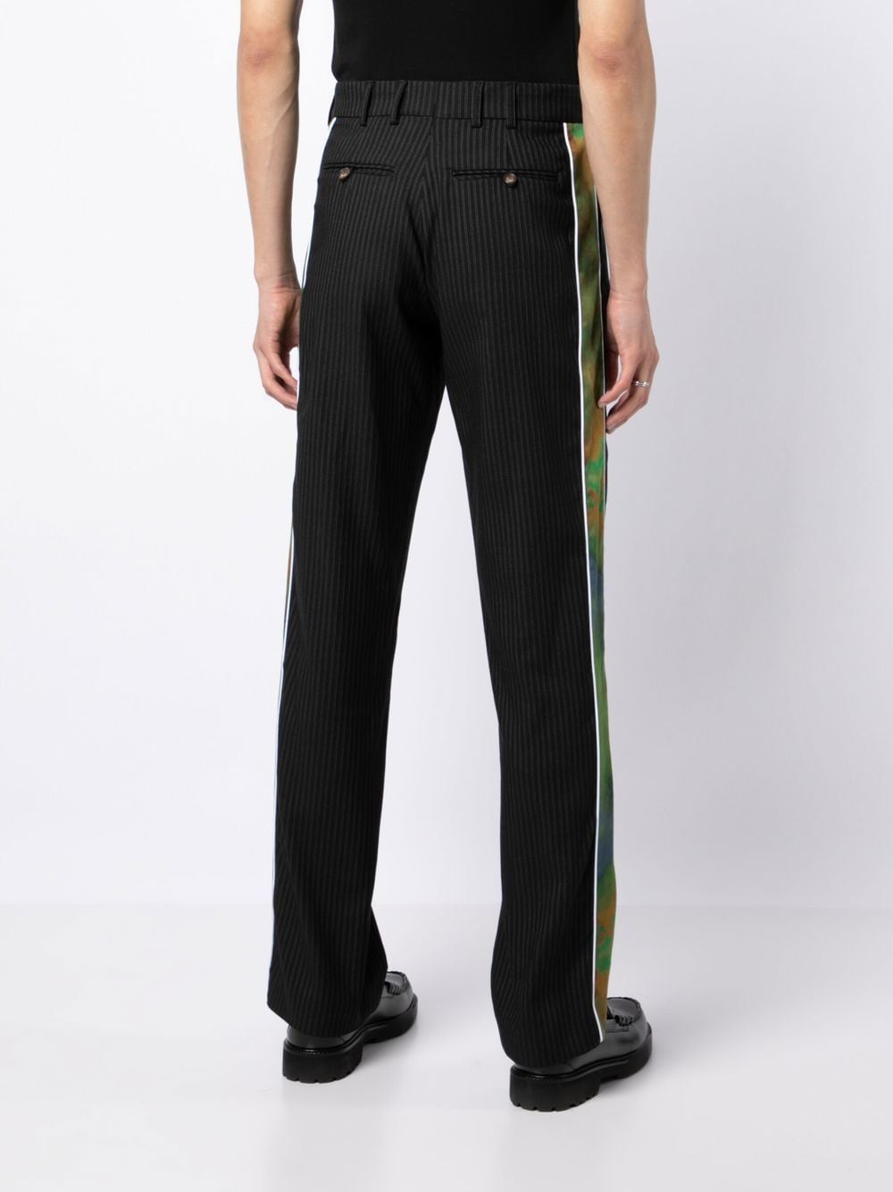 AHLUWALIA Babu Trousers Black - MAISONDEFASHION.COM