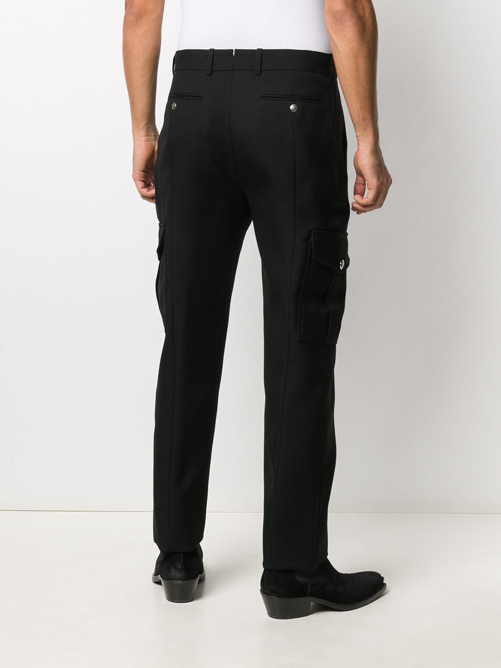 ALEXANDER MCQUEEN Combat Formal Trousers Black - Maison De Fashion 