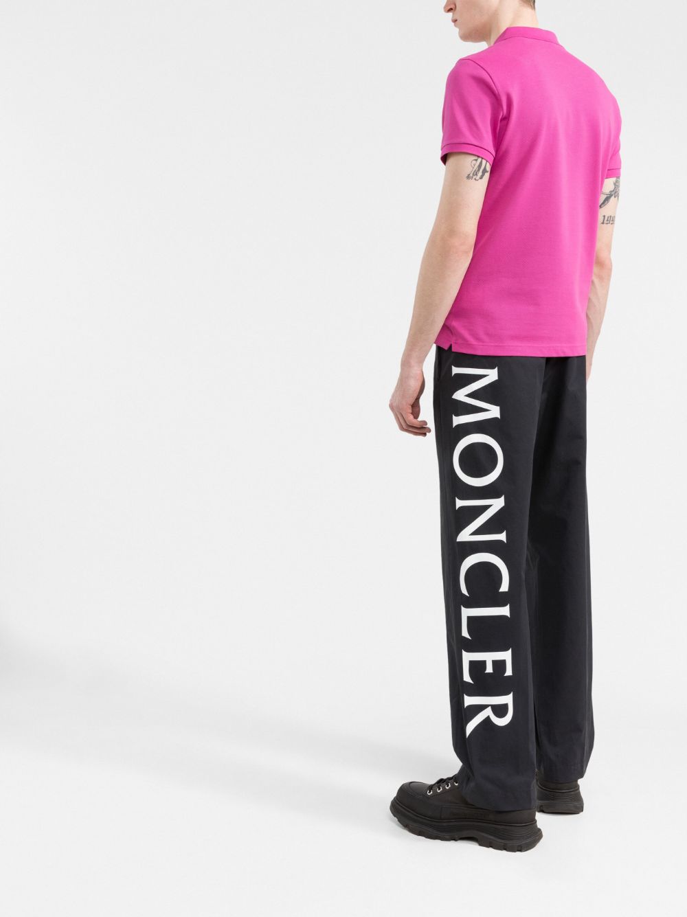 MONCLER Technical Fabric Pants Black - MAISONDEFASHION.COM