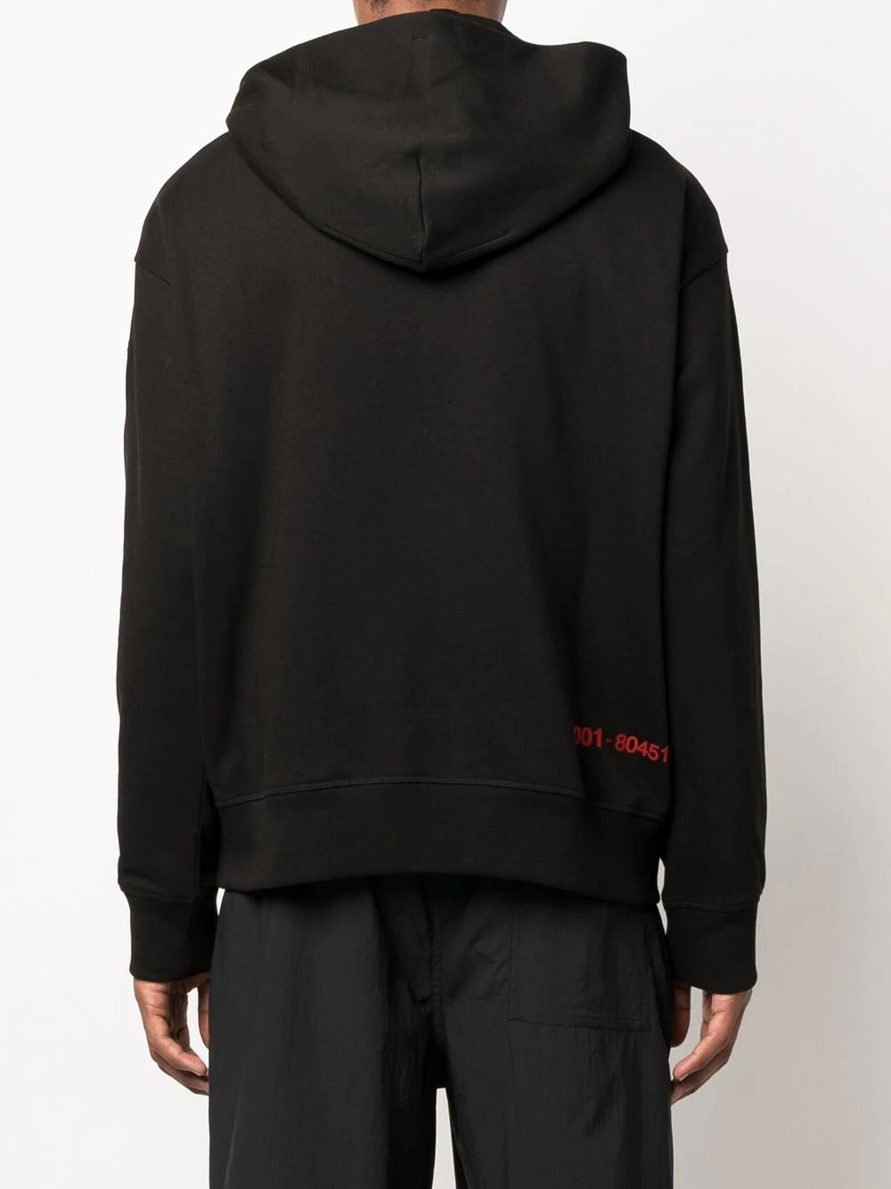 MONCLER GRENOBLE Hashtag Logo Print Hoodie Black/Yellow - MAISONDEFASHION.COM