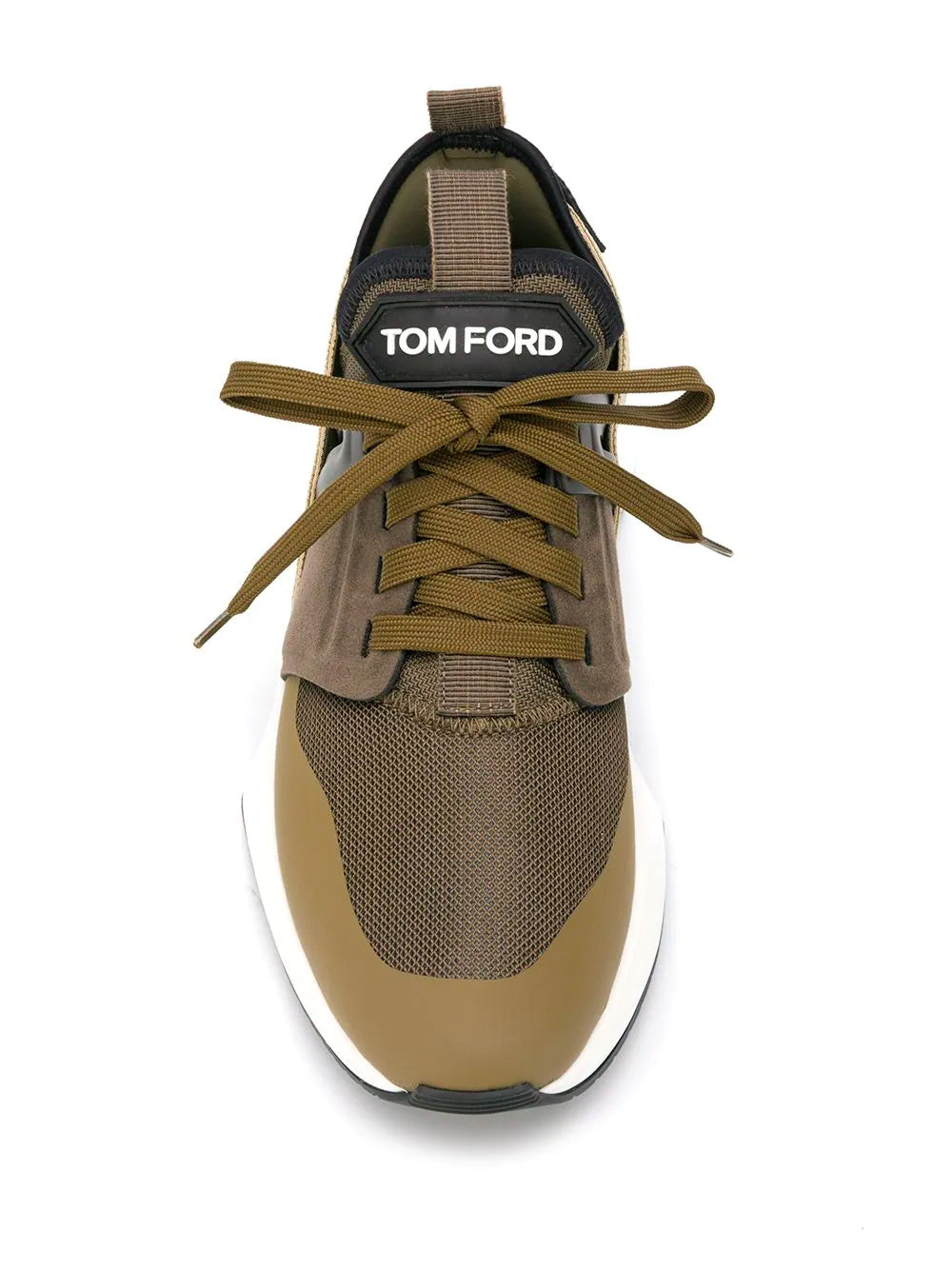 TOM FORD Jago Sneakers Low Top Green - MAISONDEFASHION.COM