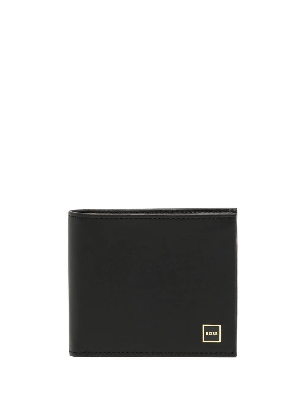 BOSS Leather Wallet Black - MAISONDEFASHION.COM