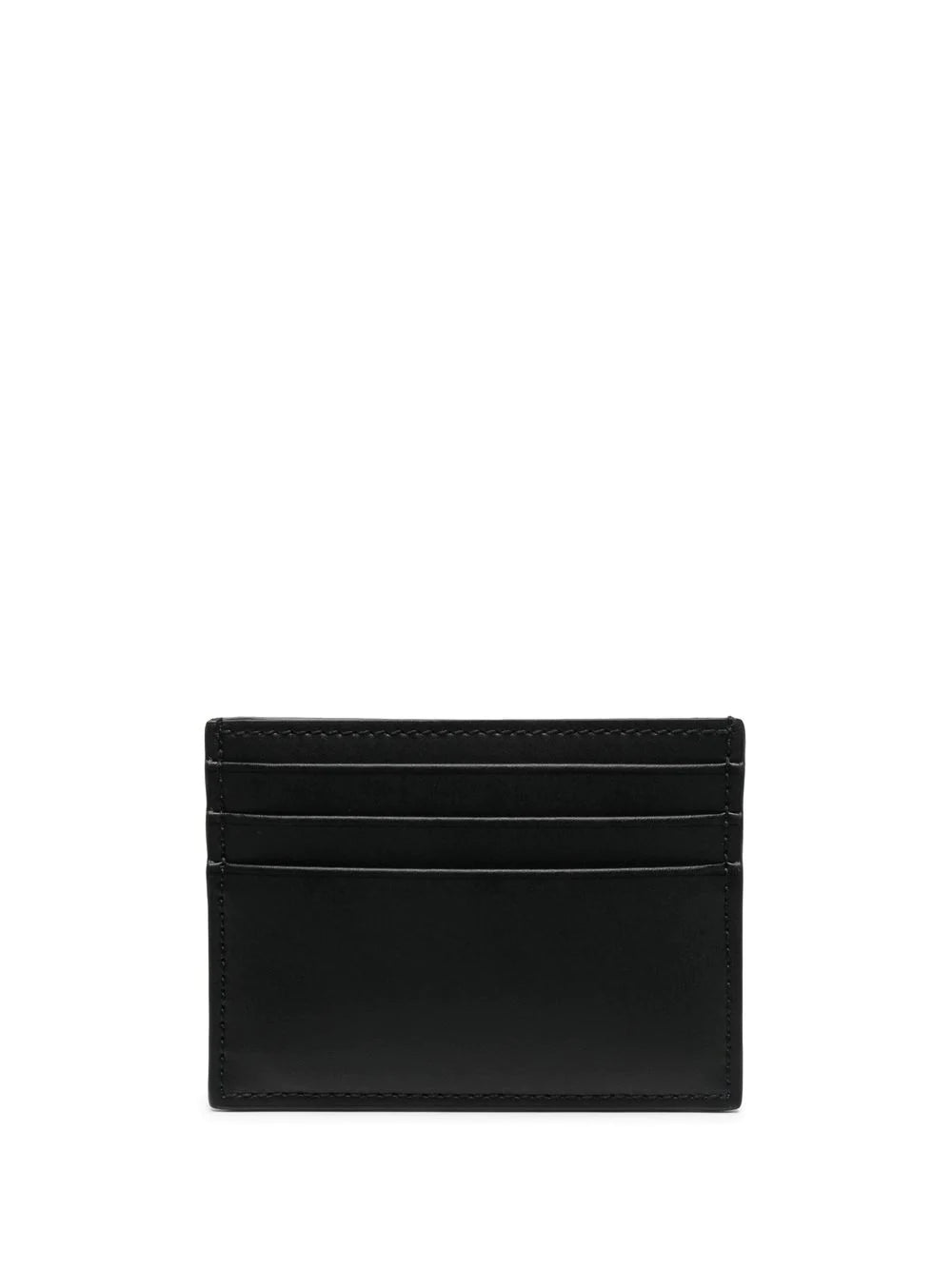 ALEXANDER MCQUEEN Logo-print Cardholder Black/Blue - MAISONDEFASHION.COM