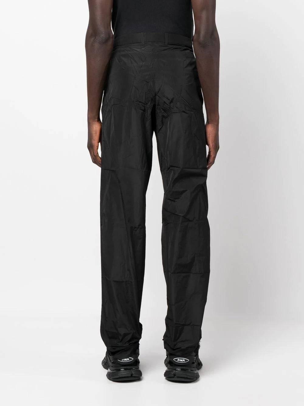 BALENCIAGA UNISEX Technical Straight-leg Trousers Black - MAISONDEFASHION.COM