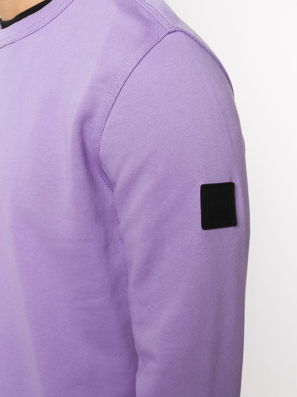 BOSS Logo Sweatshirt Light Purple - Maison De Fashion 