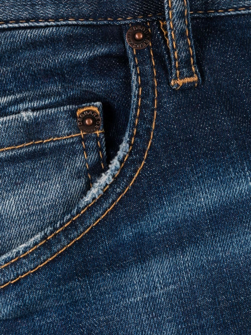DSQUARED2 DSQ2 Brothers Skater Denim Jeans - MAISONDEFASHION.COM