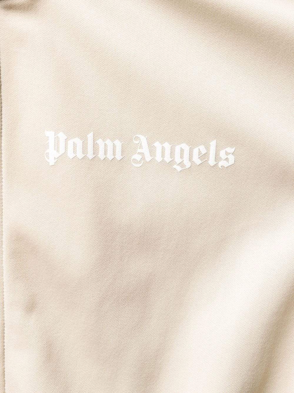 【関税&送料込】Palm Angels Beige Double-Breasted Cotton Jac Palm Angels Cotton Sweatshirt In Beige | ModeSens