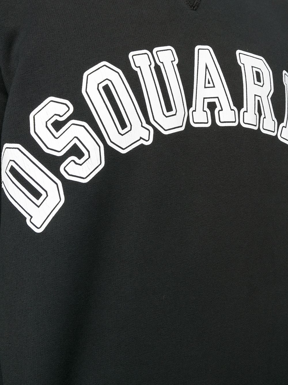 DSQUARED2 Cracked Logo Sweatshirt Black Maison De Fashion