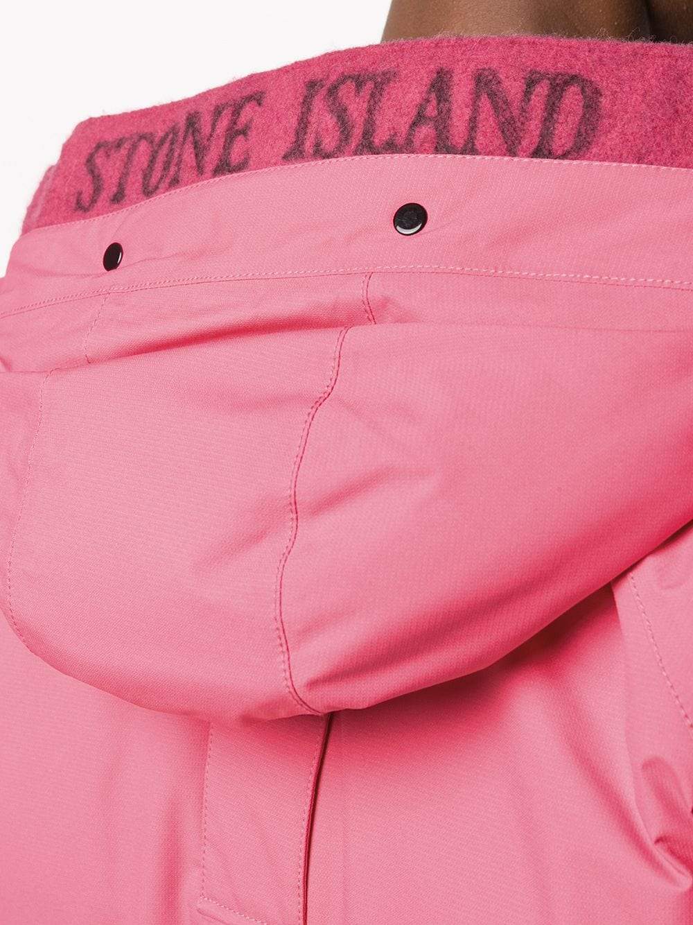 STONE ISLAND Ripstop Gore-Tex Down Coat Pink - Maison De Fashion 