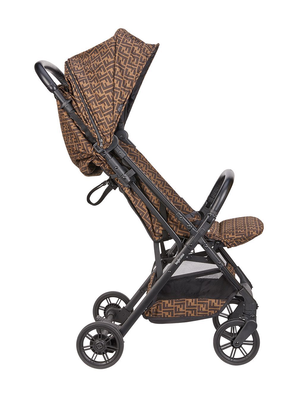 fendi baby stroller FENDI KIDS Bunx FF-motif stroller Brown – MAISONDEFASHION.COM