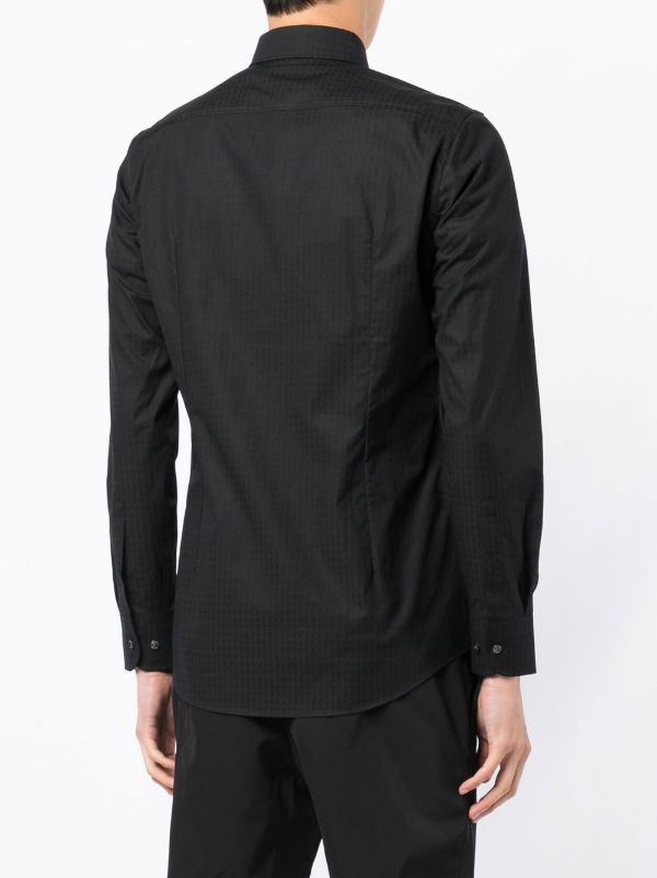 BOSS Hank Kent Shirt Black - MAISONDEFASHION.COM