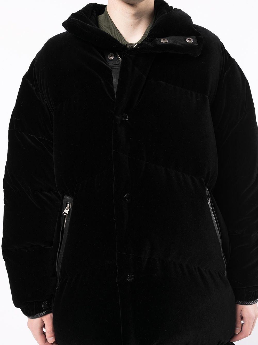 TOM FORD Textured-finish padded coat Black - MAISONDEFASHION.COM