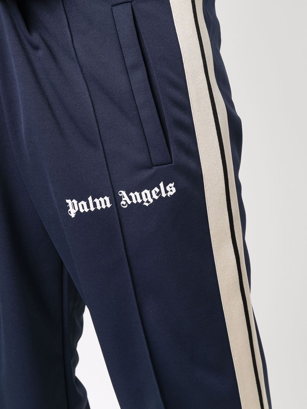 PALM ANGELS Classic Track Pants Navy - MAISONDEFASHION.COM