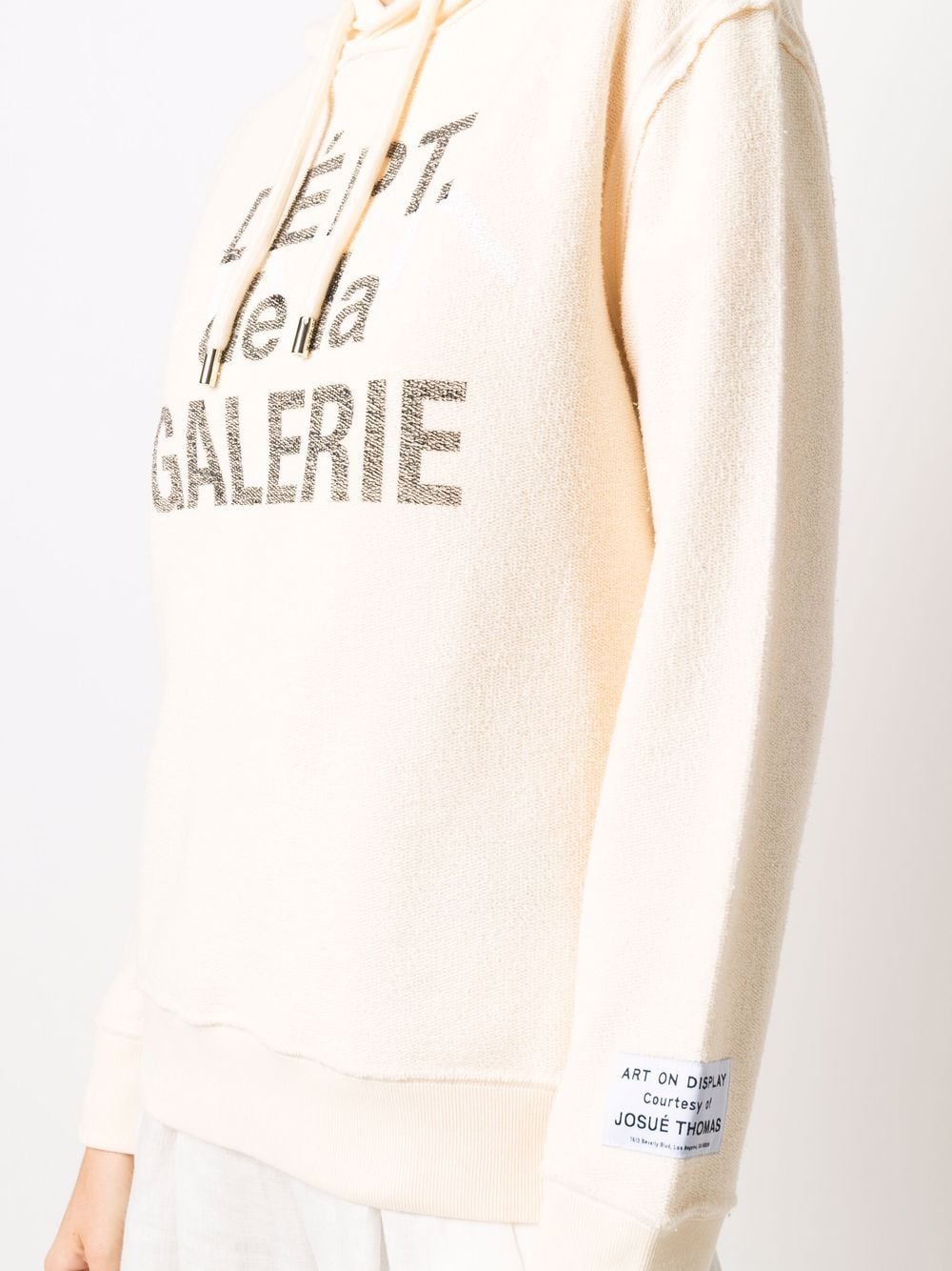 LANVIN X GALLERY DEPT. Hoodie Cream