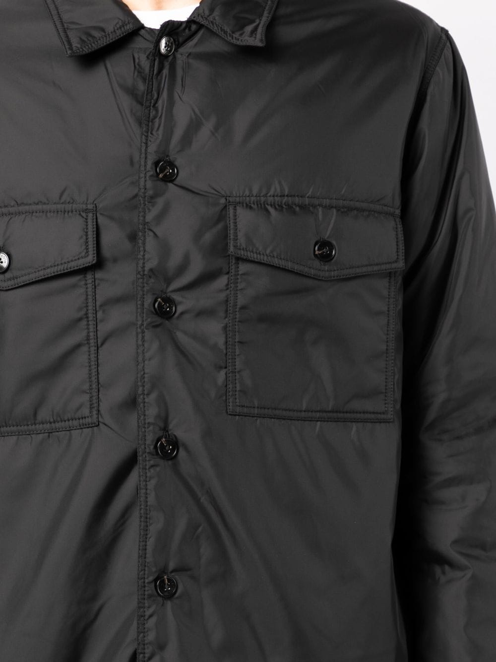HUGO BOSS Logo-patch long-sleeve jacket - MAISONDEFASHION.COM