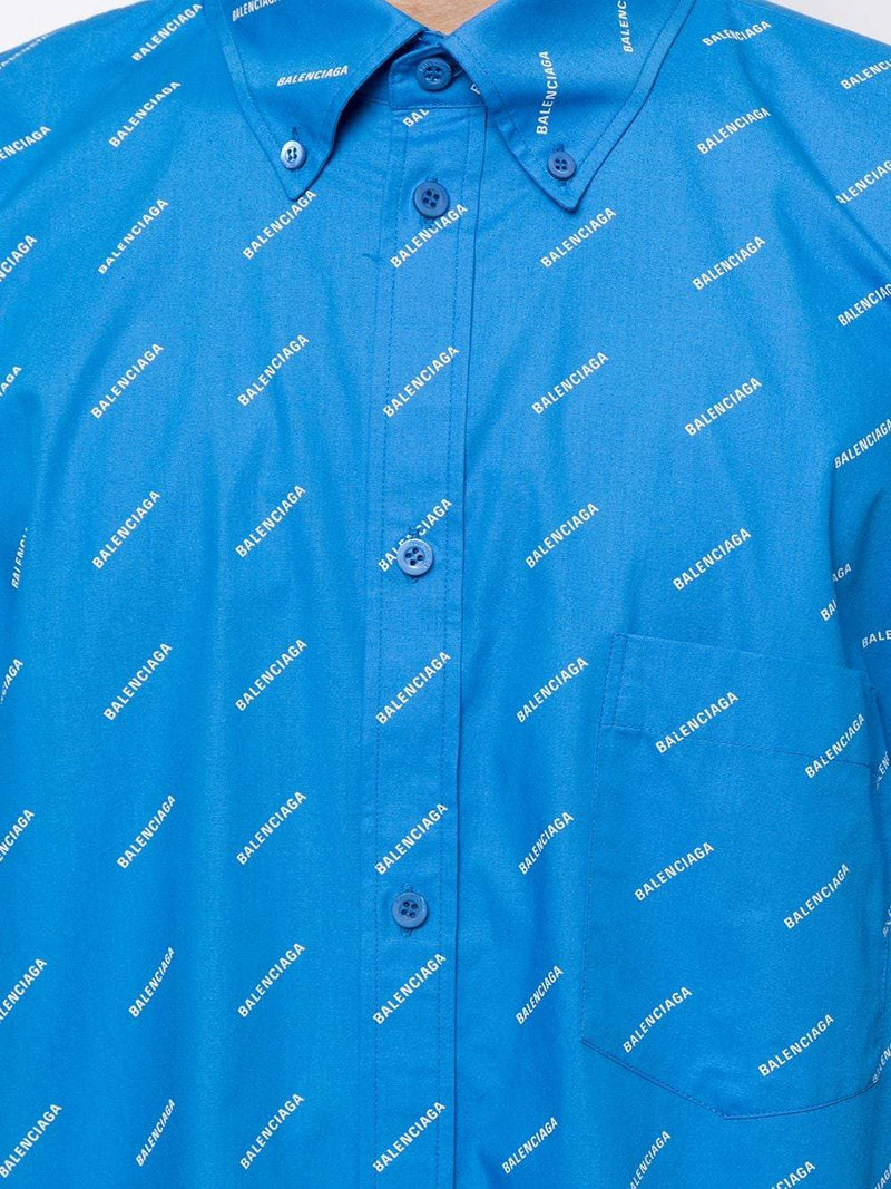 Balenciaga Political Oversized LogoPrint Slub CottonJersey Tshirt L   Focus Man Fashion