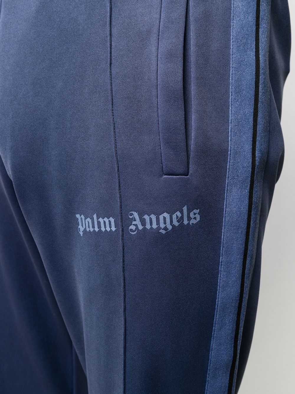 PALM ANGELS Garment Dyed Track Pants Blue - Maison De Fashion 