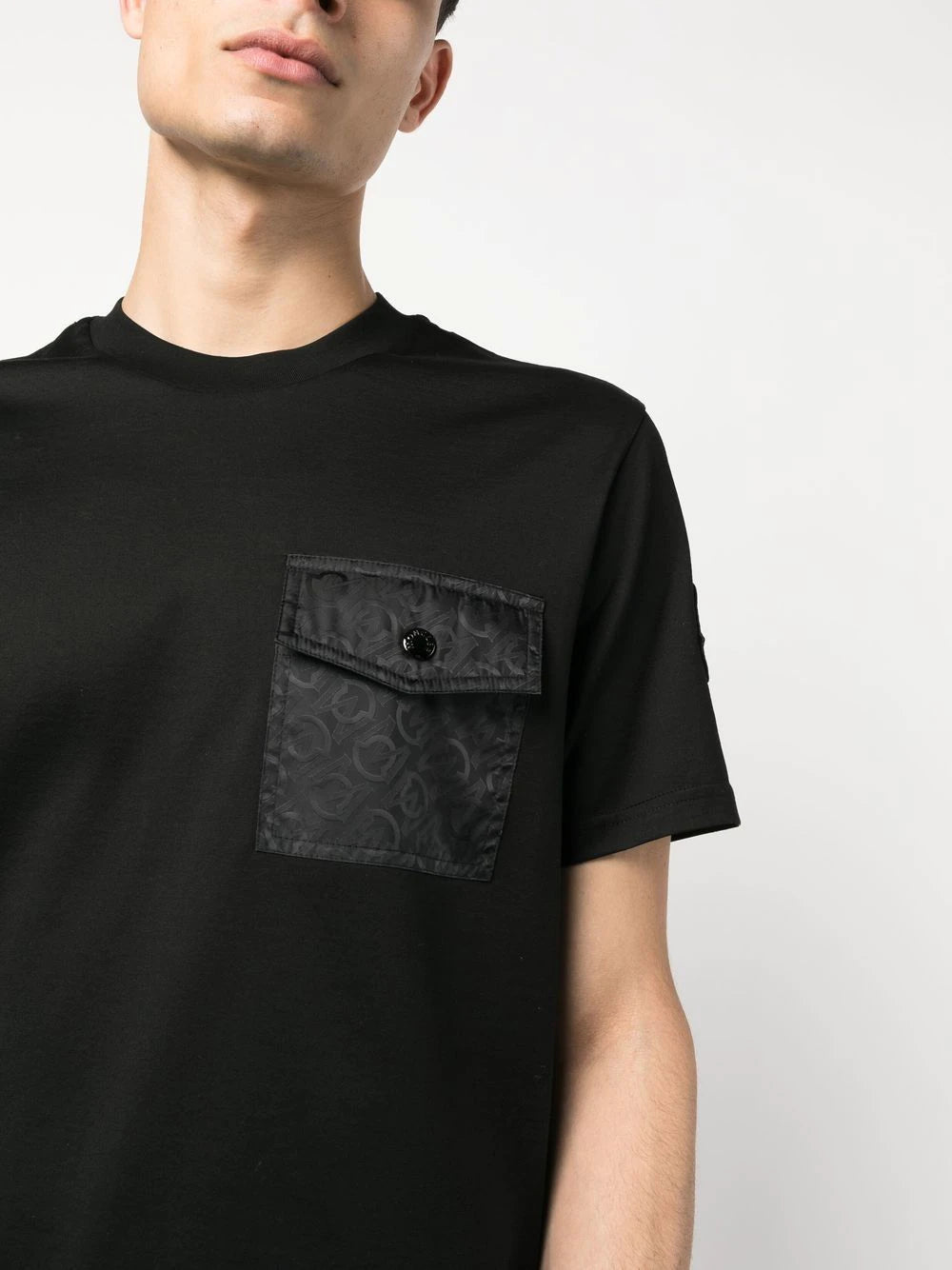 MONCLER Logo T-Shirt Black - MAISONDEFASHION.COM