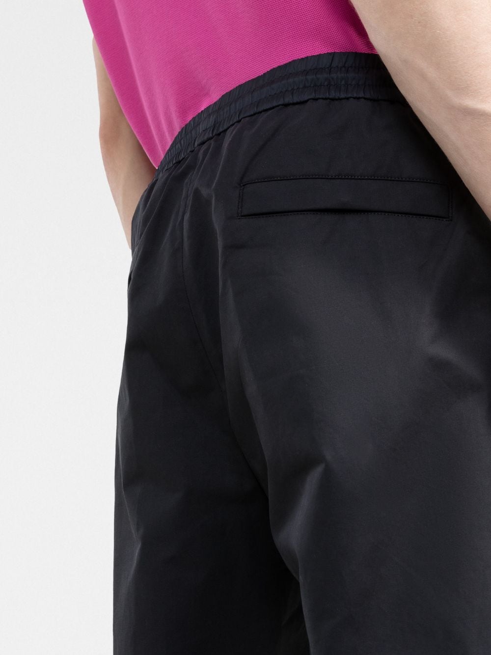 MONCLER Technical Fabric Pants Black - MAISONDEFASHION.COM