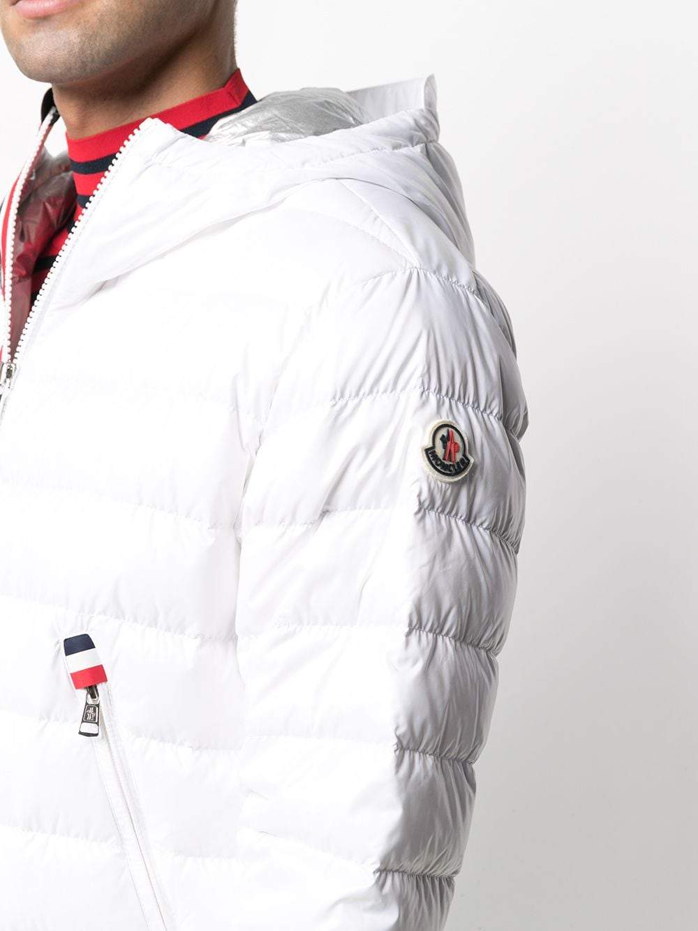 MONCLER Blesle Jacket White - MAISONDEFASHION.COM