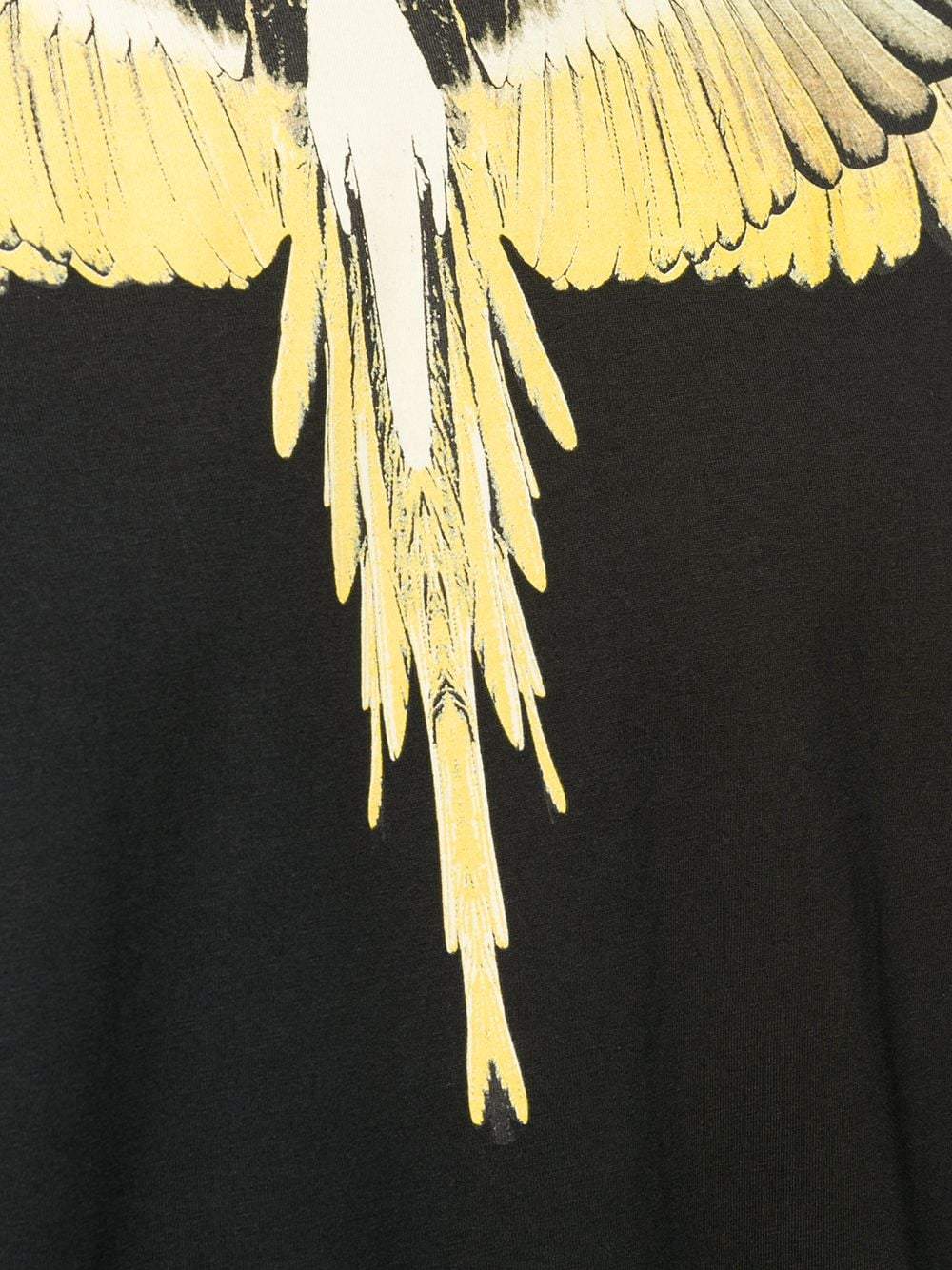 MARCELO BURLON Wings T-shirt Black/Yellow - Maison De Fashion 