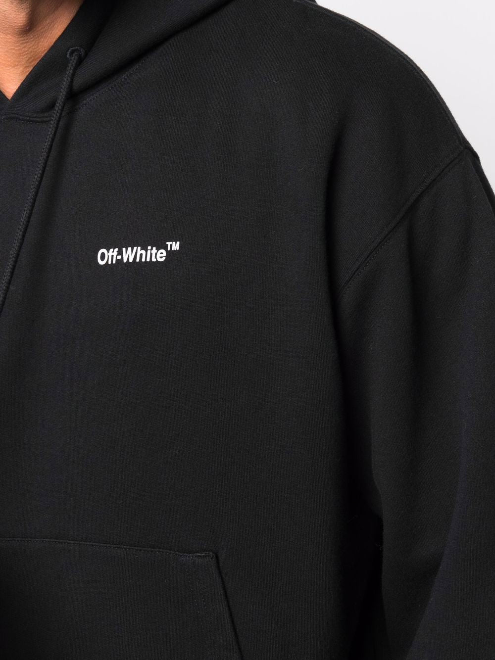 OFF-WHITE Caravaggio Over Hoodie Black - MAISONDEFASHION.COM