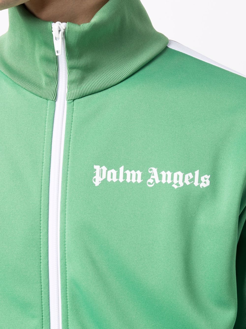 PALM ANGELS Classic Track Jacket Green - MAISONDEFASHION.COM