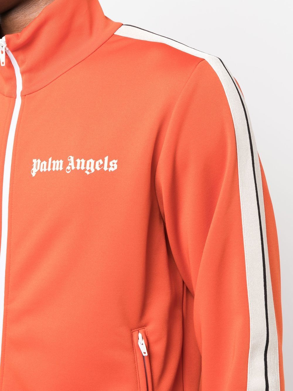 PALM ANGELS Classic Track Jacket Brick Red - MAISONDEFASHION.COM