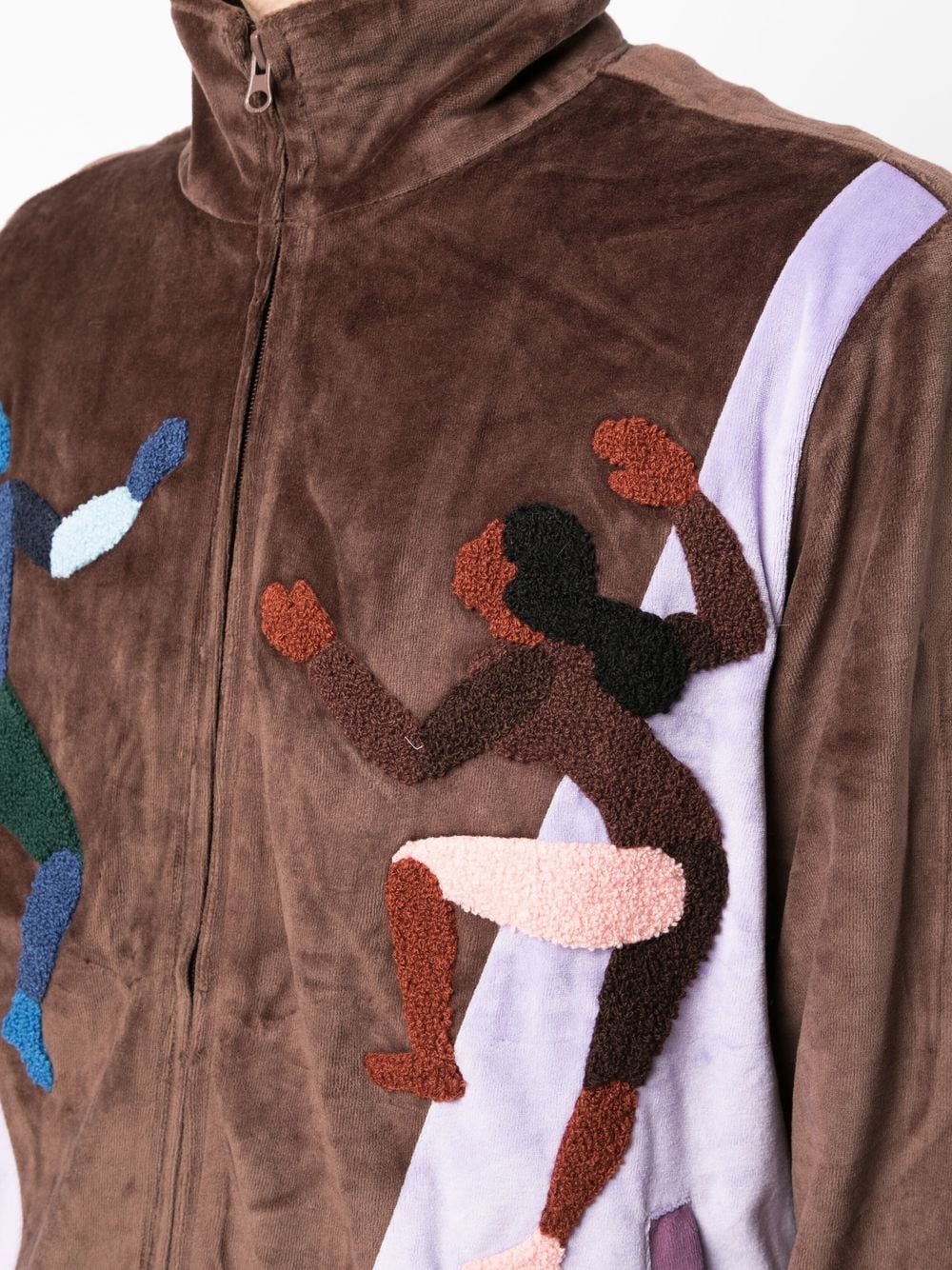 KIDSUPER Colour-block bomber jacket Brown - MAISONDEFASHION.COM
