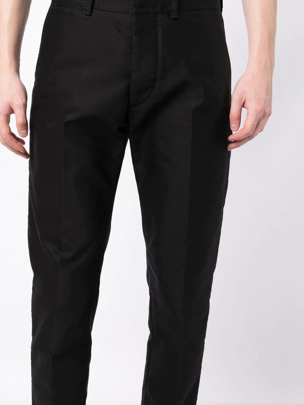 TOM FORD Mid-rise straight-leg trousers Black - MAISONDEFASHION.COM