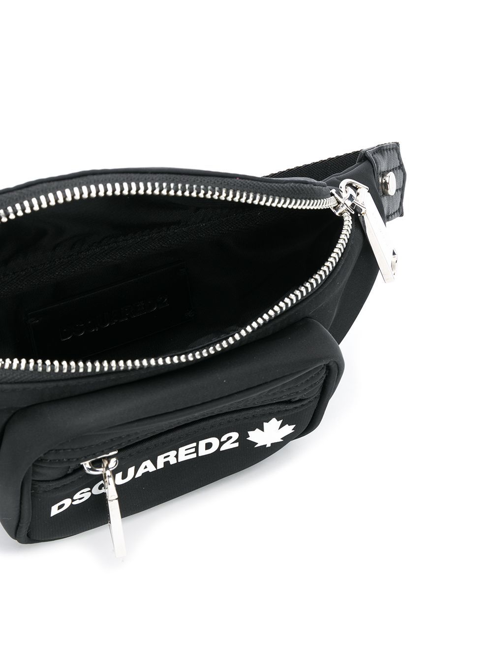 DSQUARED2 Logo Belt Bag Black/White - Maison De Fashion 