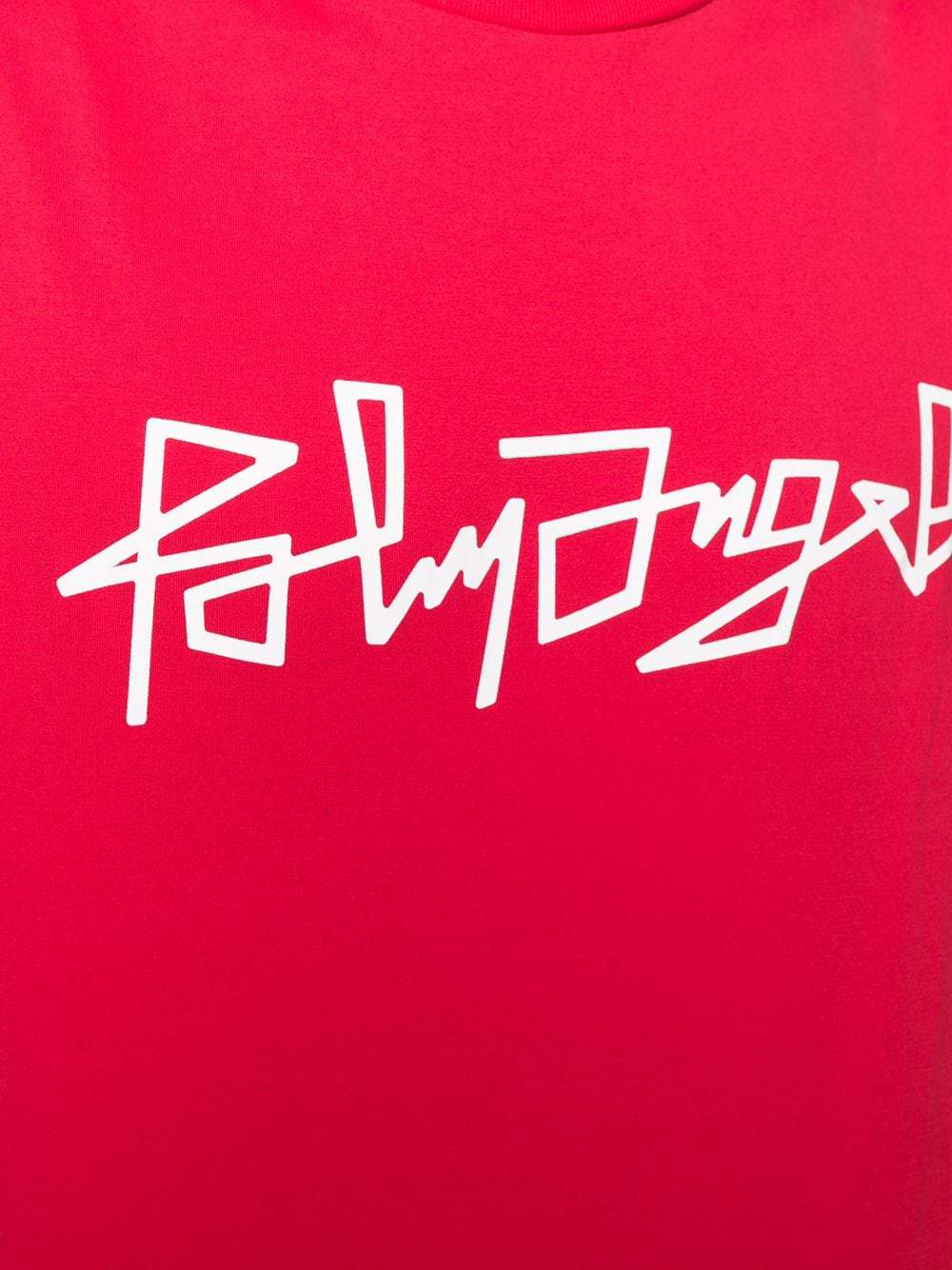 PALM ANGELS Desert Logo T-shirt Red - Maison De Fashion 