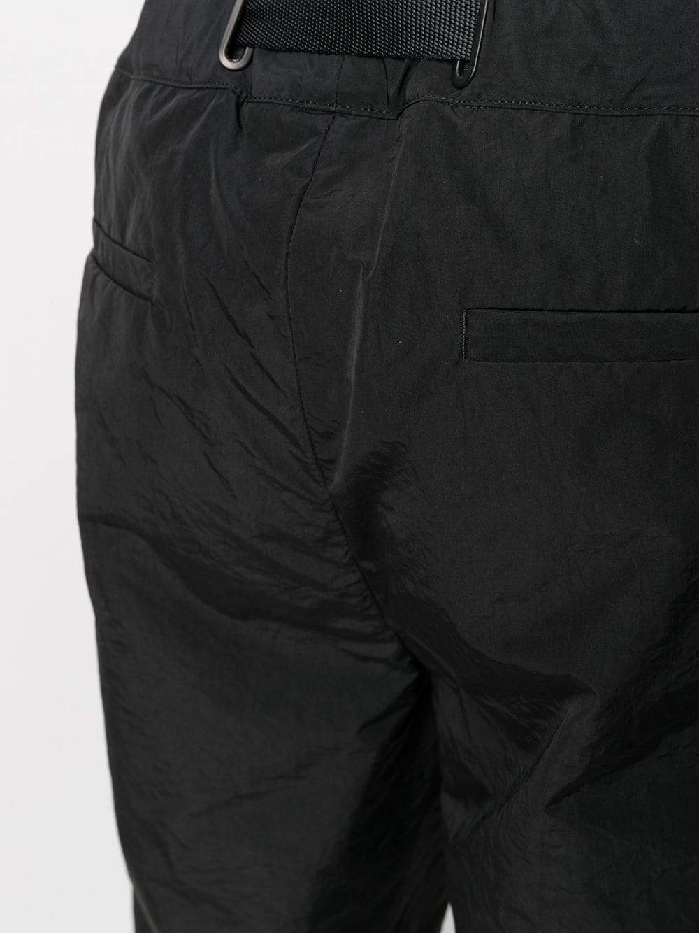 AMBUSH Nylon Track Pants Black - MAISONDEFASHION.COM