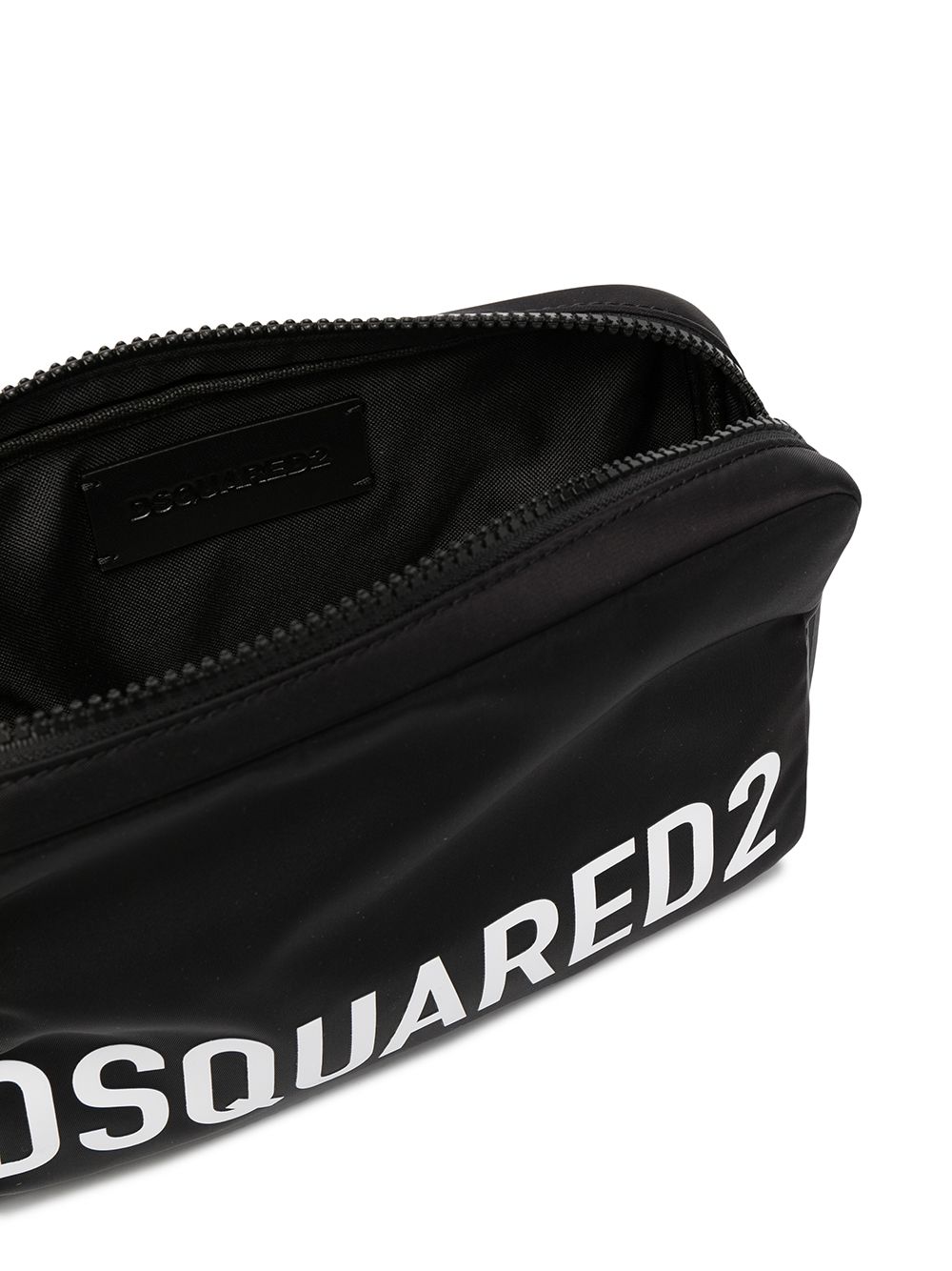 DSQUARED2 Logo Print Belt Bag Black –