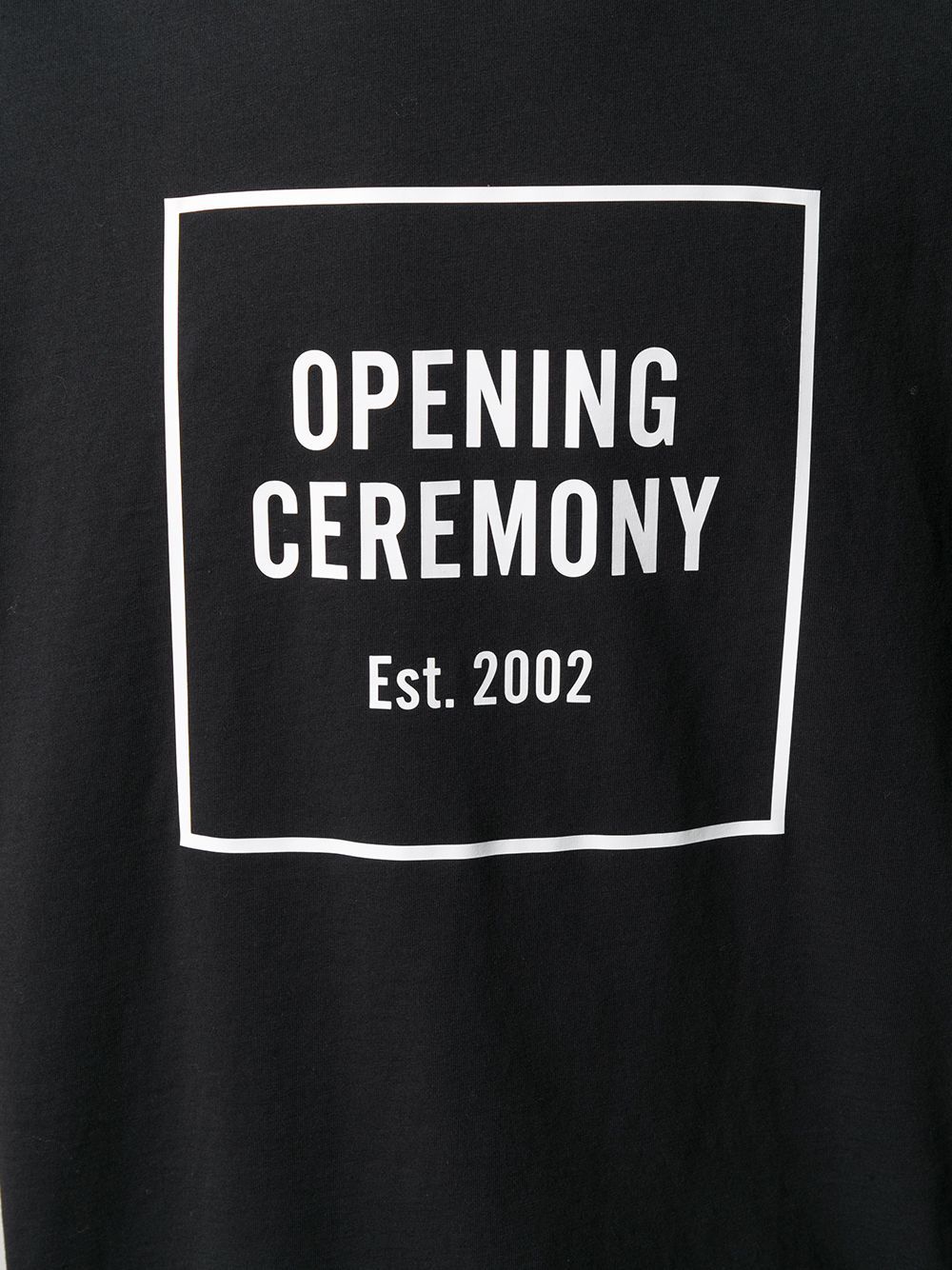 Opening Ceremony Box Logo Print T-shirt Black - Maison De Fashion 